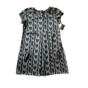 En Focus Studio Size 20W Dress Chain Link Black Casual Party Workwear